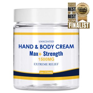 Huron Hemp Hand and Body Cream Max+Strength 1500mg