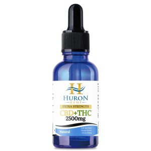 Huron Hemp CBD Oil Full Spectrum 2500mg Natural