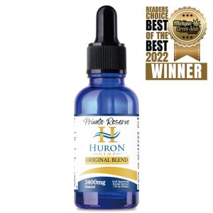 Huron Hemp CBD Oil Private Reserve Full Spectrum 2400mg Natural