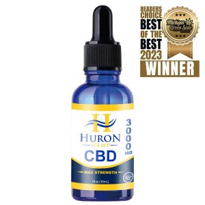 Huron Hemp Pure 3000mg CBD oil tincture
