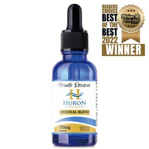 Huron Hemp CBD Oil Private Reserve Full Spectrum 750mg CBD Natural