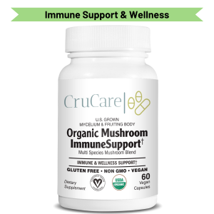 CruCare - Functional Mushrooms - Organic Mushroom Immune Support Blend