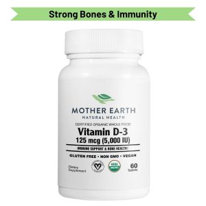 Mother Earth Vitamin D3 5000 Supplement