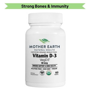 Mother Earth Vitamin D3 2000 Supplement