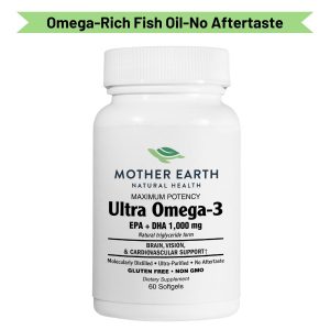 Mother Earth Ultra Omega-3 Fish Oil Supplement