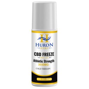 Huron Hemp Freeze Roll on 3000mg Athletic Strength
