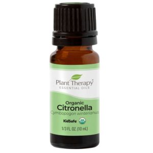 Plant Therapy Organic Citronella Essential Oil Kid Safe