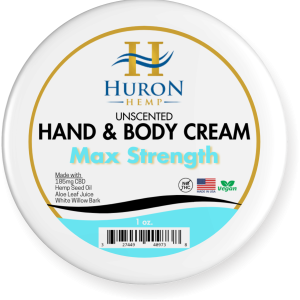 Huron Hemp - CBD Cream - Unscented - Max Strength - 1oz