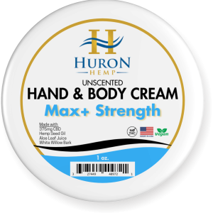 Huron Hemp - CBD Cream - Unscented - Max+ Strength - 1oz
