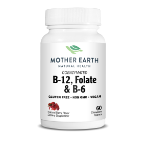 Mother Earth's Coenzymated B-12, Folate & B-6