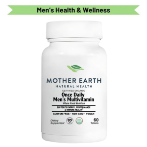 Mother Earth Natural Health - Organic Once Daily Men's Multivitamin 30ct