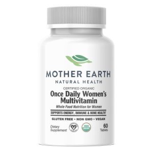 Mother Earth Supplements Organic Women’s Once Daily Multivitamin 30ct Tablets